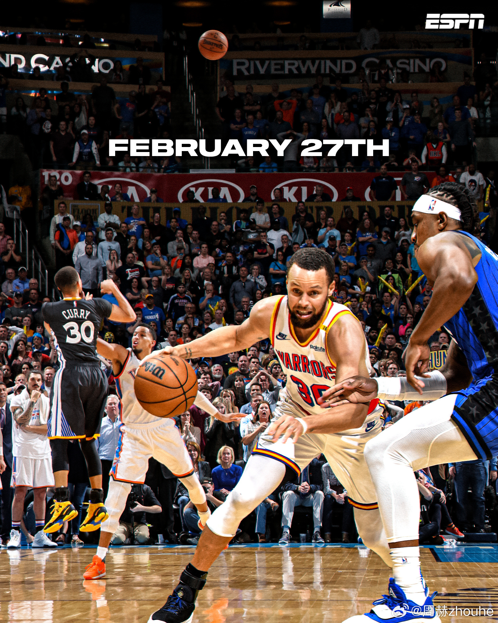 76人力克爵士，库里爆发神勇