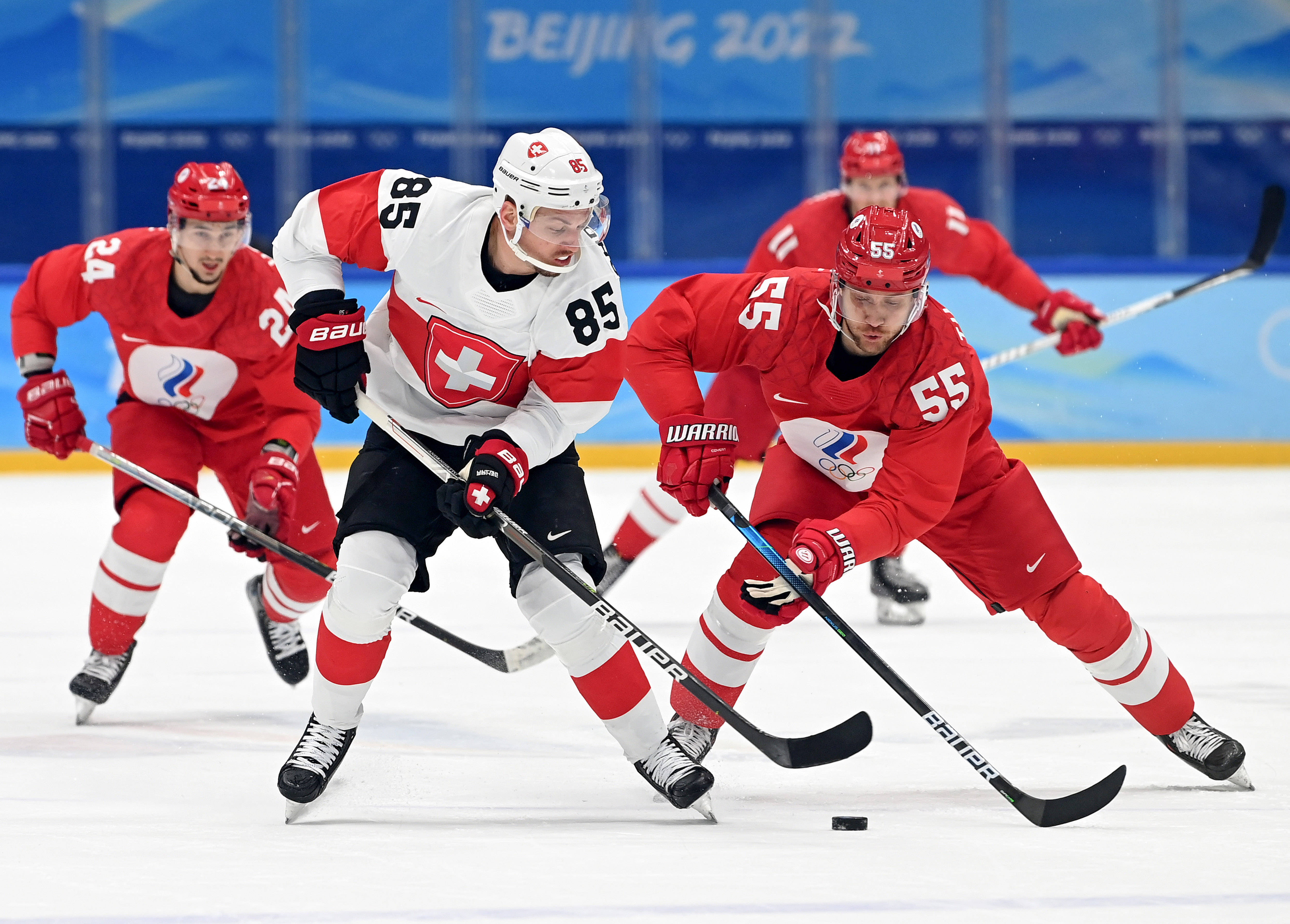 俄罗斯女队战胜瑞士队进入下一阶段